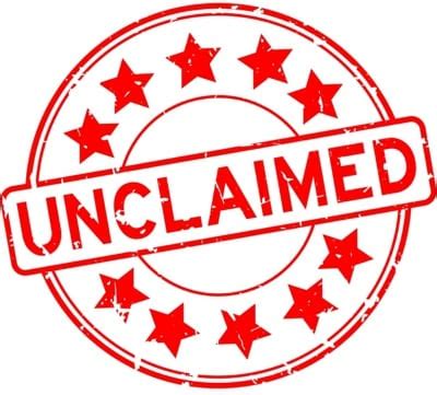 UNCLAIMED PRIZES .